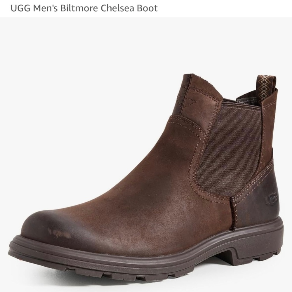 UGG Men's Biltmore Chelsea Boot - Size: 11.5 / Color: Stout